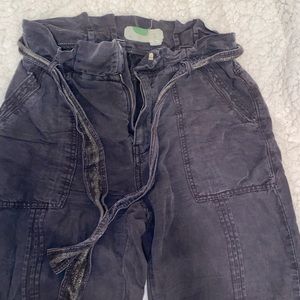 Anthropologie High-Waist Cropped Pants